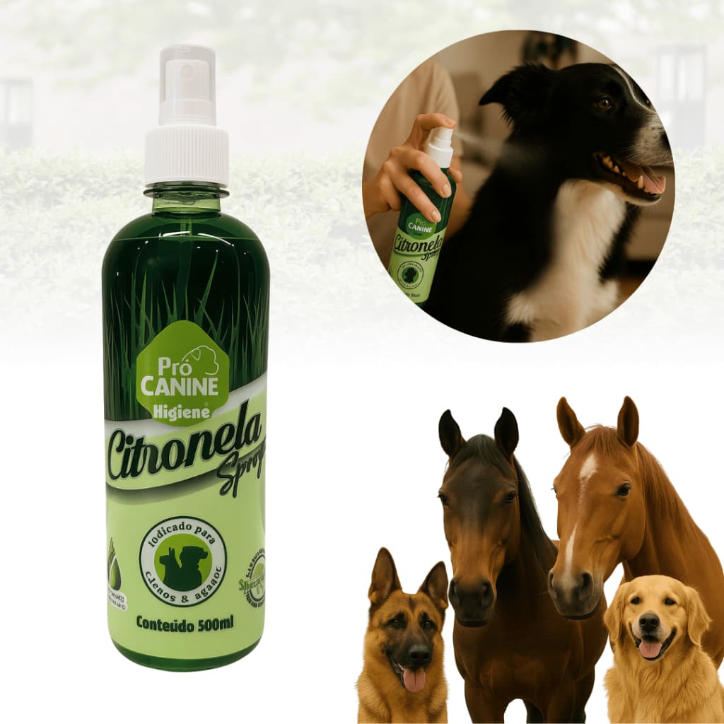 Spray Citronela Repelente para Cachorro Equinos 500ml PróCanine