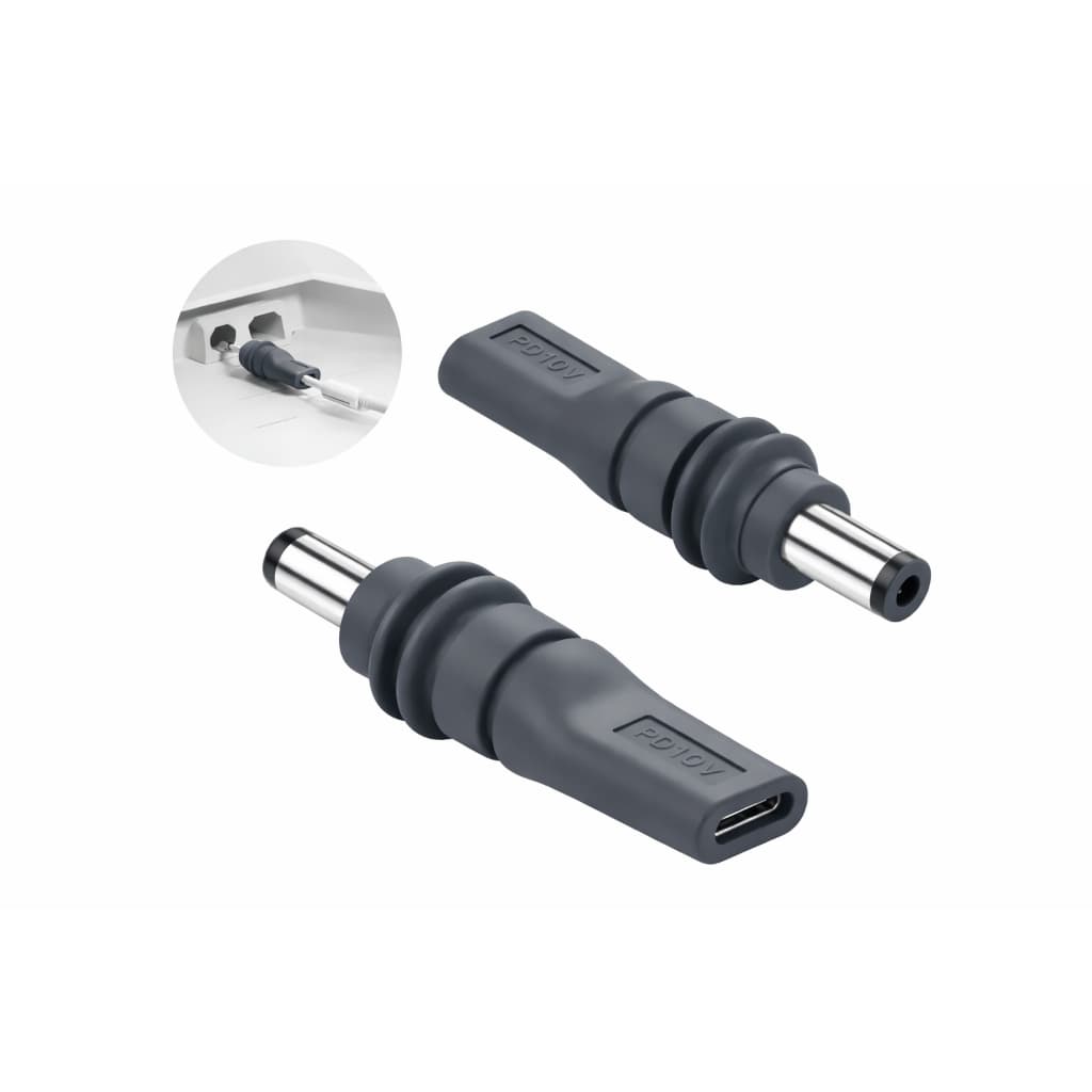 Adaptador Tipo-C DC para Starlink MINI 20v 5A 100w Cinza com chip PD power delivery
