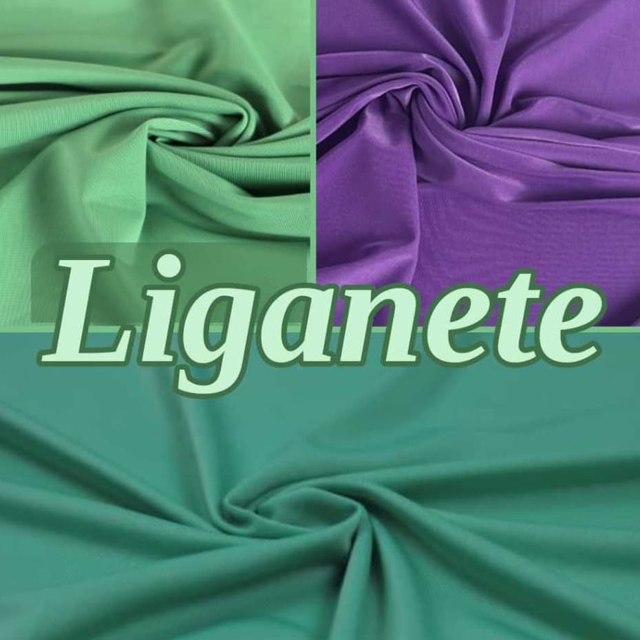 TECIDO LIGANETE LISA, "MALHA FRIA" (1M X 1,60M)