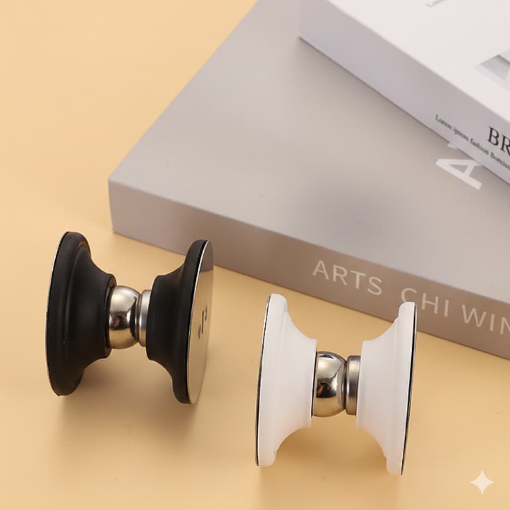 Kit 1/2/3/4/ Prendedor Porta Magnético Imã Batedor Magnético Fixador Adesivo Imã Inox Com Adesivo