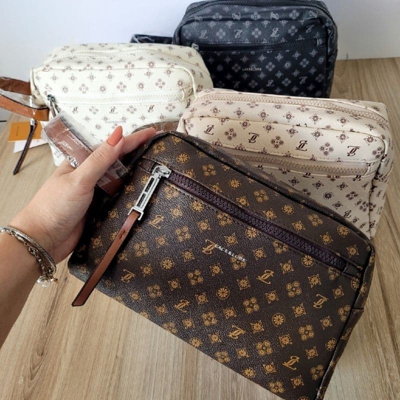 Necessaire Feminina Lace Lore Porta Maquiagem Organizador Viagem Elegante