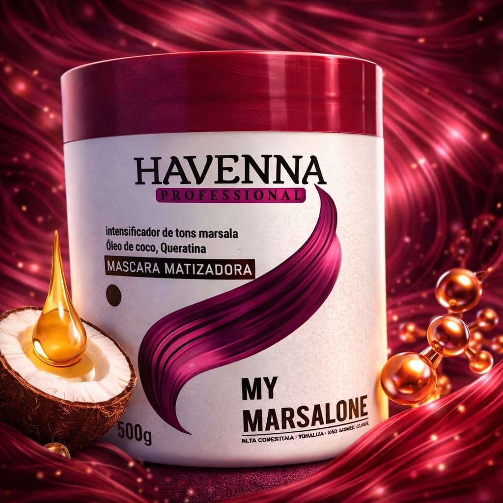 Havenna Professional Mascara Matizadora Marsala 500g