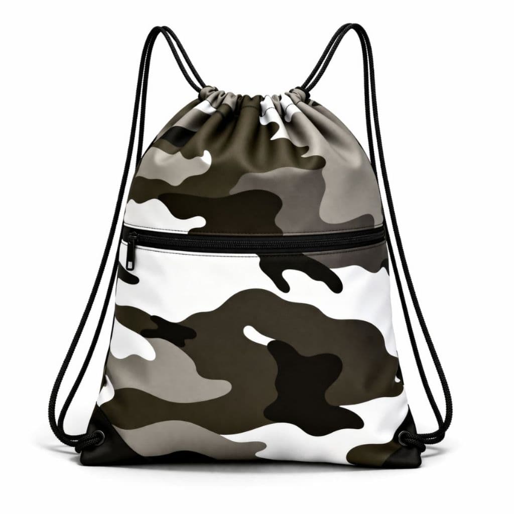 Mochila Saco Camuflada Masculina Academia e Dia a Dia
