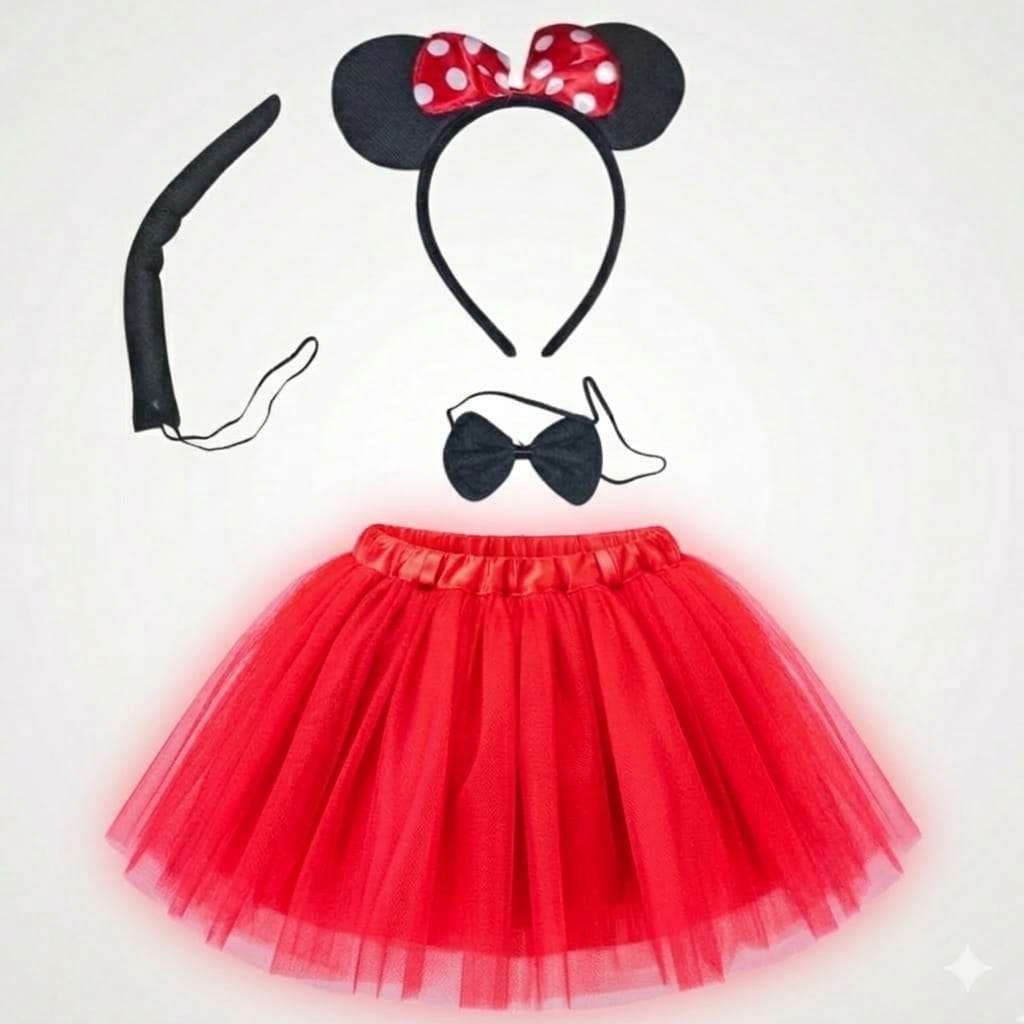 kit fantasia infantil arco + saia [ gatinho, coelhinho, ratinho, diabinho ] ~C&S BAZAR ~