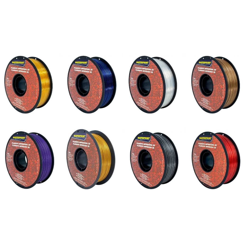 Filamento PETG Impressão 3D Premium 1Kg 1.75mm FDM Alta Aderência Entre Camadas Qualidade