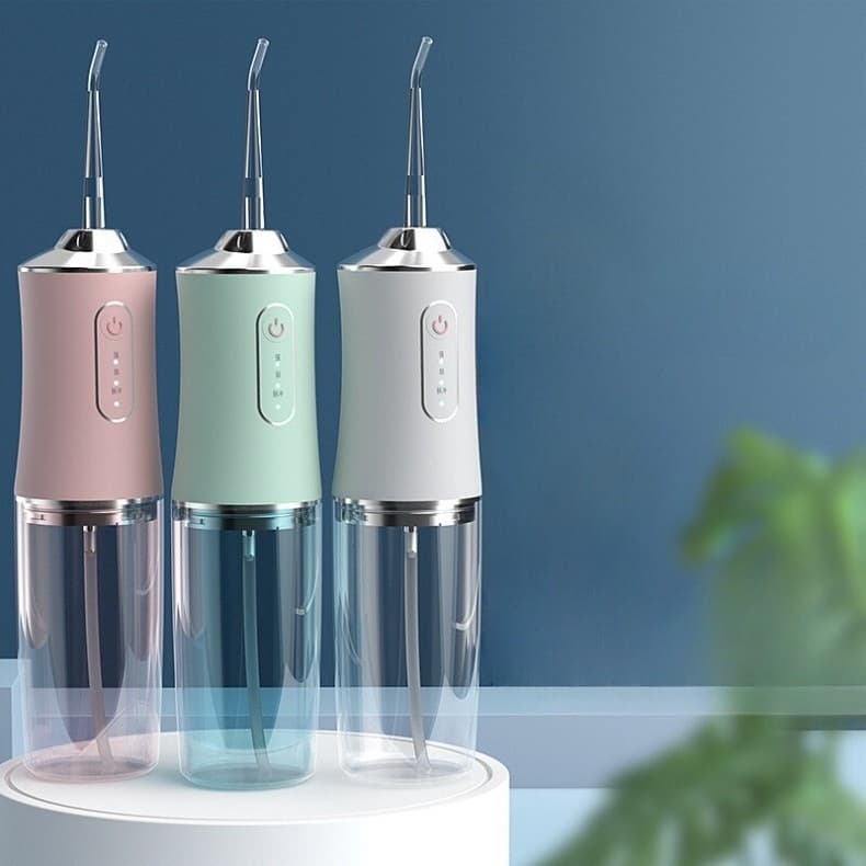 Irrigador Oral Portátil Recarregável 220ml com 3 Modos de Uso