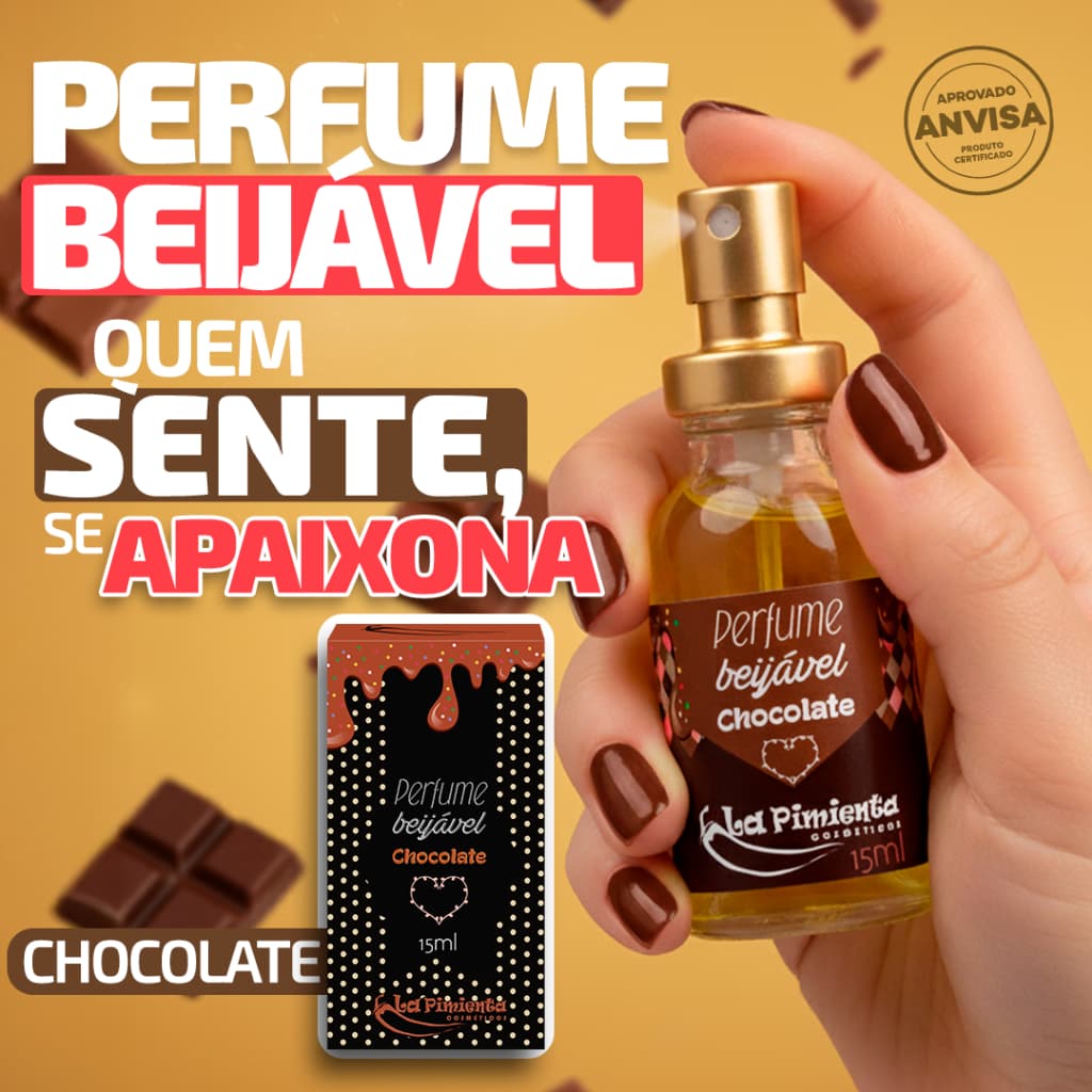 PERFUME BEIJÁVEL TEU CHEIRO VIRA TESÃO NA BOCA