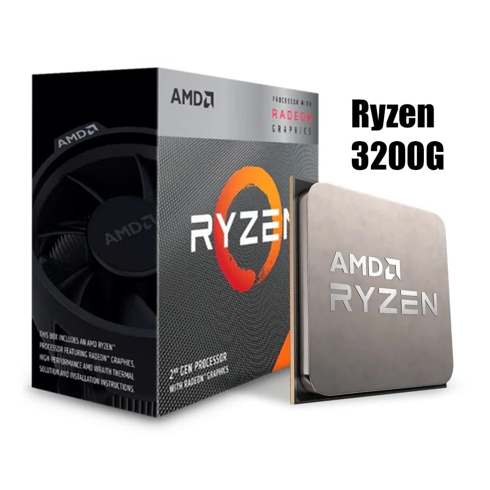 Processador AMD Ryzen 3 3200G, , 4-Core, 4-Threads, 3.6GHz, Cache 6MB, AM4 C/ Cooler e Caixa