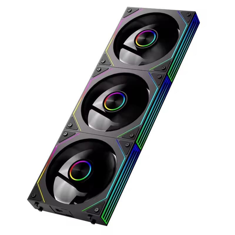 Kit 3 Cooler Fan Magnéticas Reverse Argb Prism Pro3 Pinos 5v
