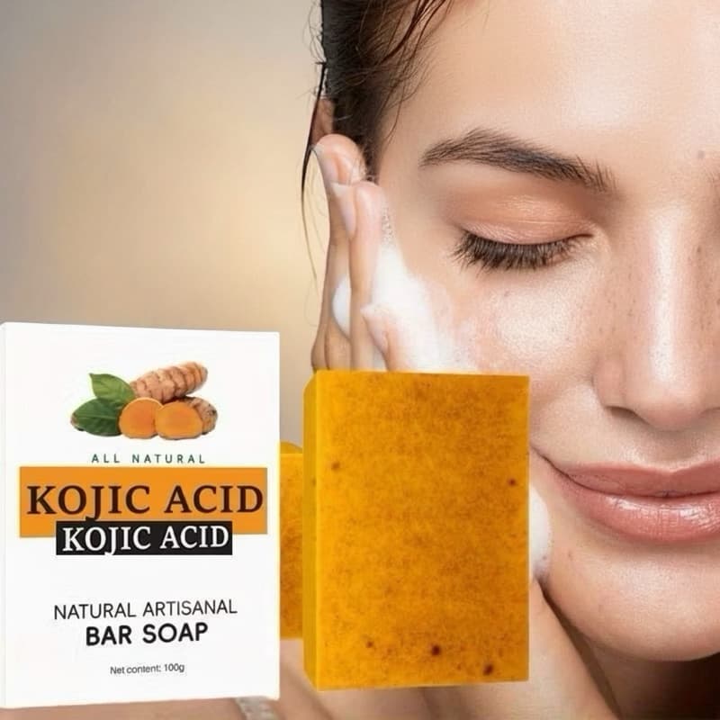 Sabonete Clareador de Ácido Kójico – ajuda tratamento de Manchas e Acne