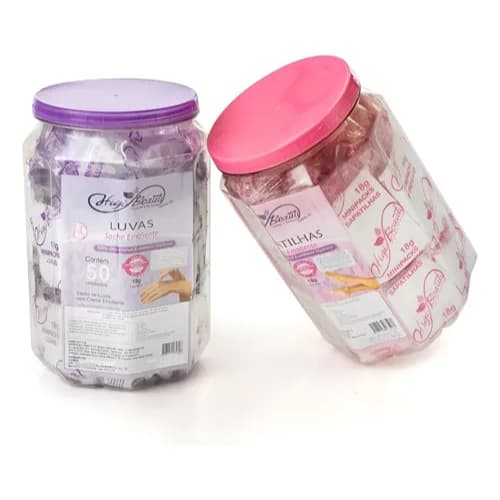 Pote Sapatilhas E Luvas Com Creme Emoliente 100 Und Manicure Higibeauty