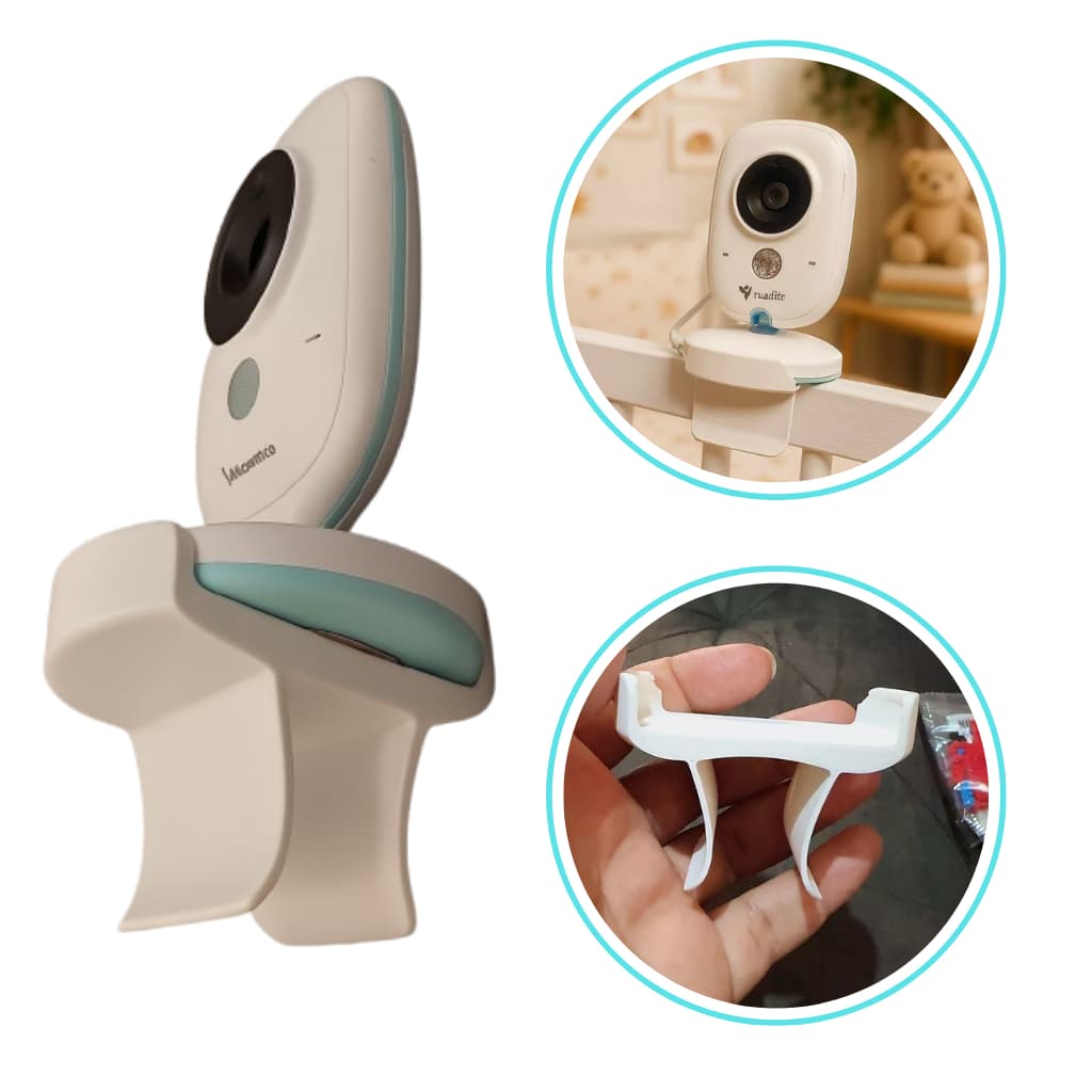 Suporte de Babá Eletrônica Para Berço Ajustável Universal  Flexível Resistente