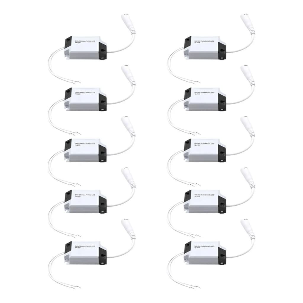 10 Drivers LED Reator Fonte para Painel LED 18-25w Bivolt Automático