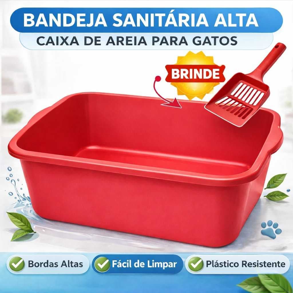 Bandeja Funda ELITE Alta Para Gatos + PAZINHA
