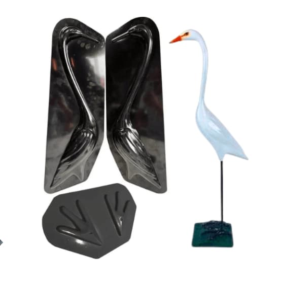 KIT FORMA GARÇA  JARDIM BLACK