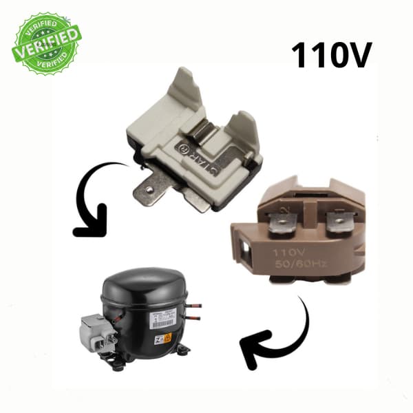 Rele e Protetor Universal para geladeira freezer - 4 pinos 110 - 127V