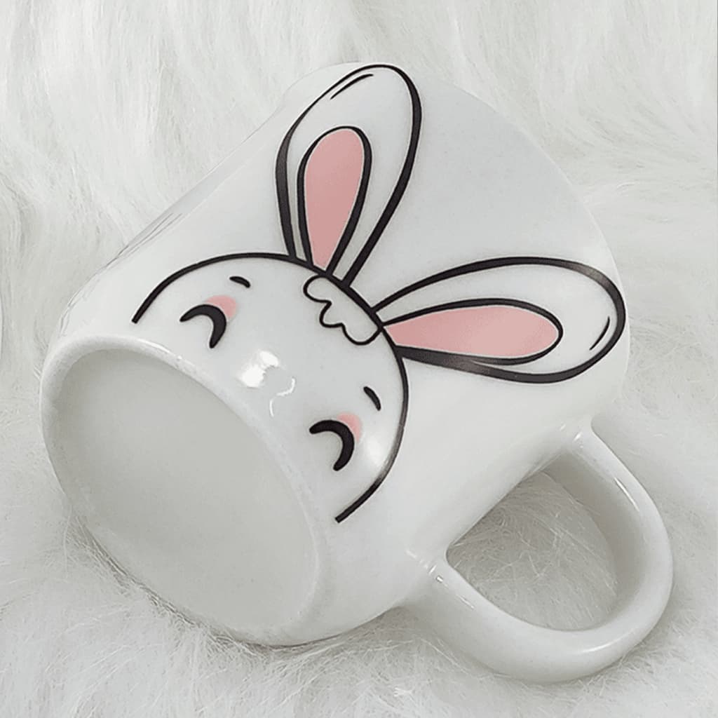 Caneca Ágata em Porcelana de 200ml Feliz Páscoa