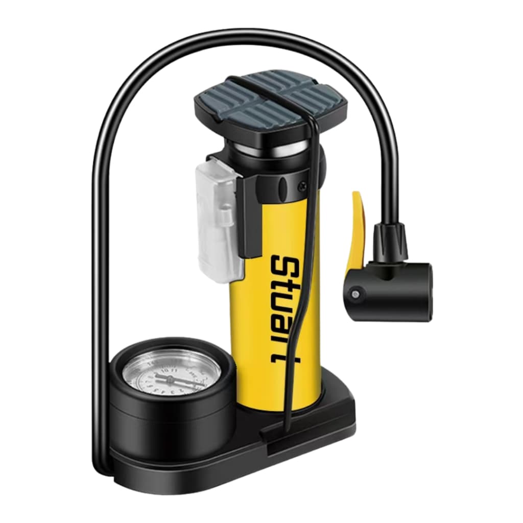 Bomba De Ar Manual Profissional Potente 160psi + Acessórios Encher Pneus Bikes Carro Bicicleta Motos