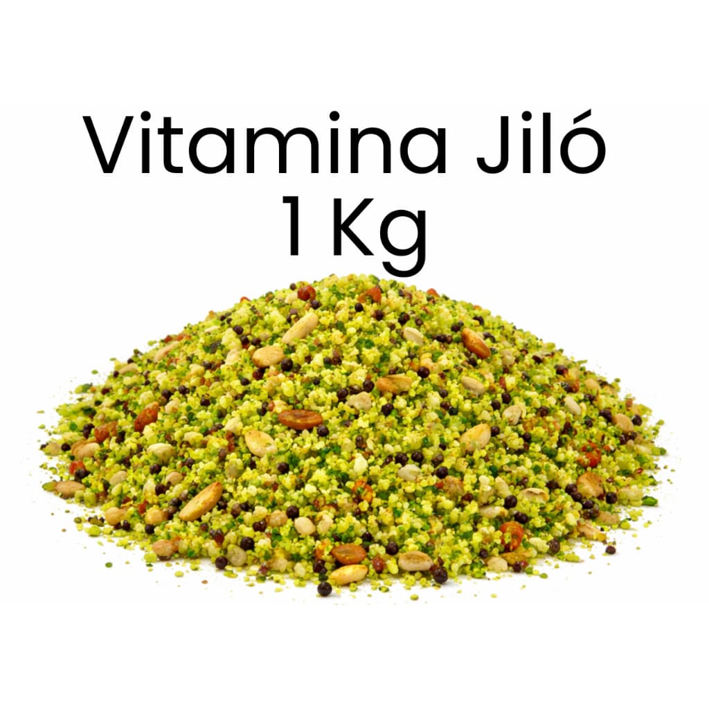 Vitamina Jiló 1KG a Granel para Pássaros | Ração p/ Canário, Pintassilgo, Tarim