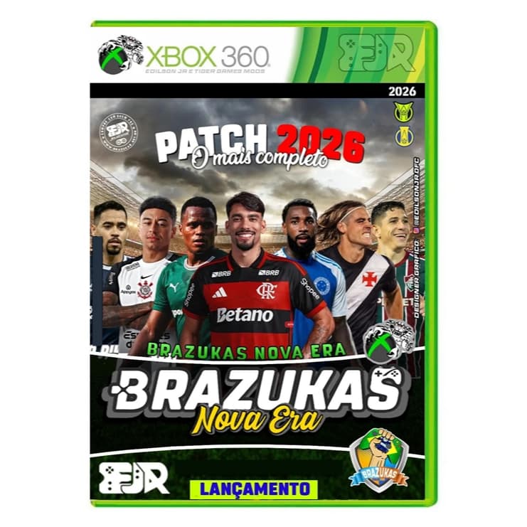 PES 2026 BRAZUKAS VERSÃO MARÇO XBOX 360