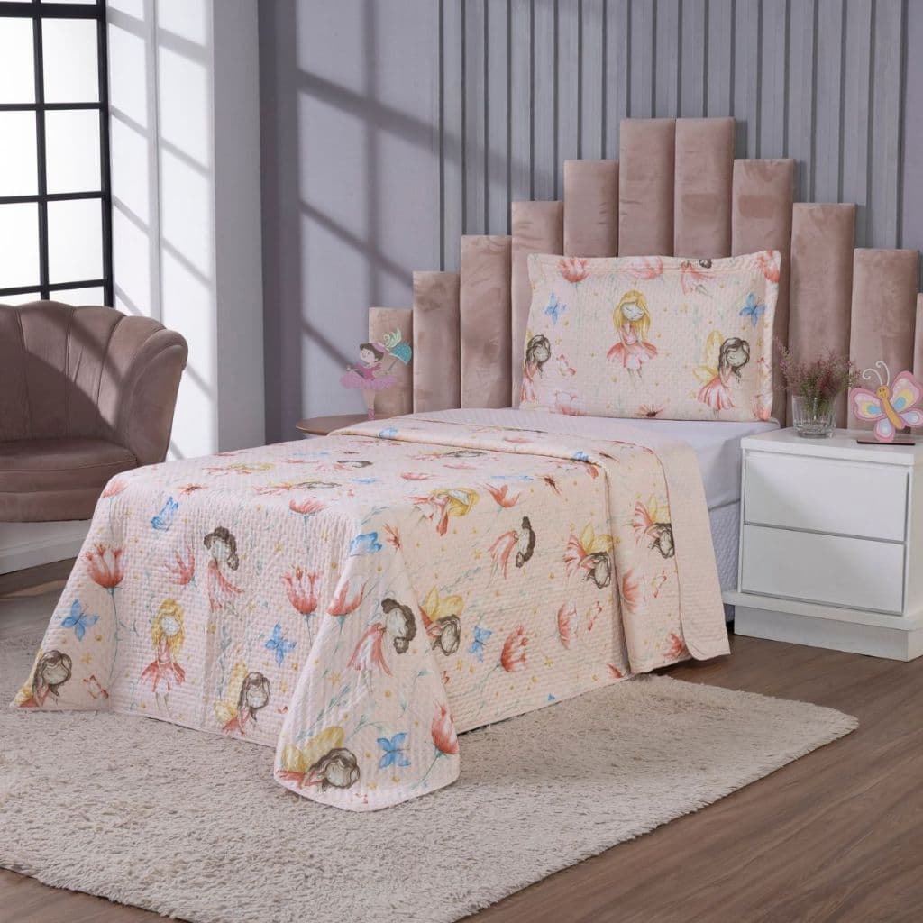 Cobre Leito Solteiro Colcha Solteiro Infantil 2 Peças