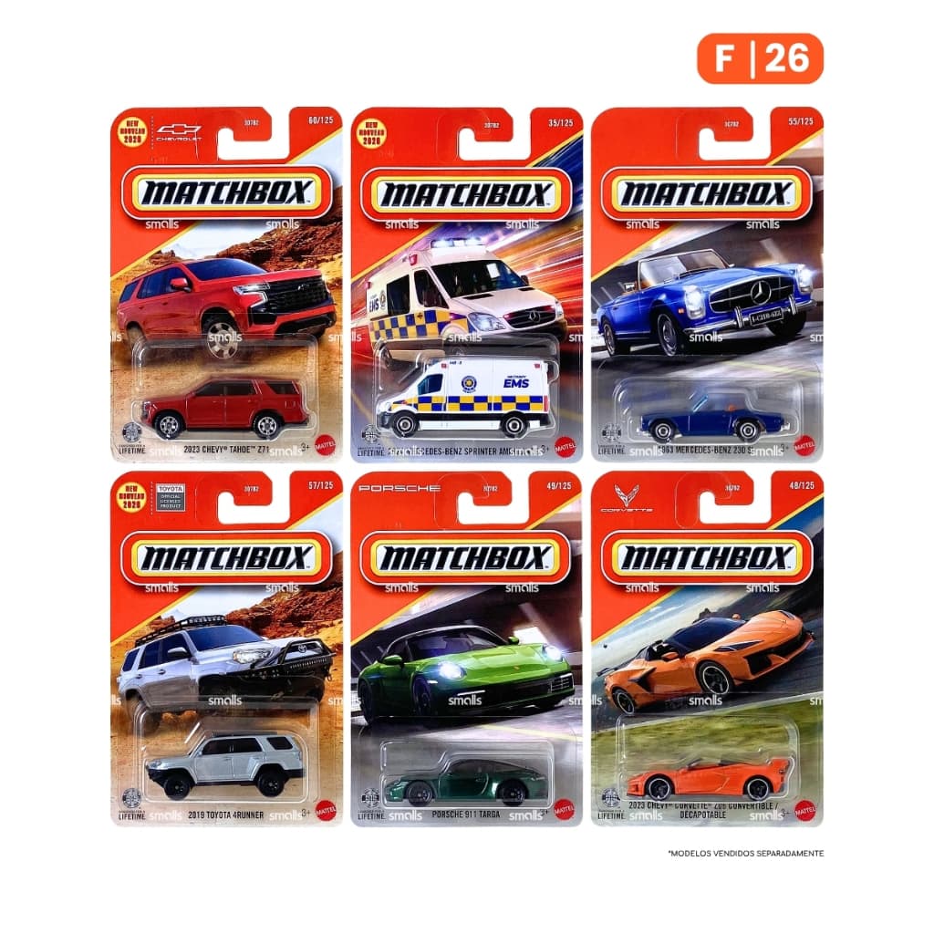 Matchbox - Carrinho Miniatura - À Escolha - Mattel