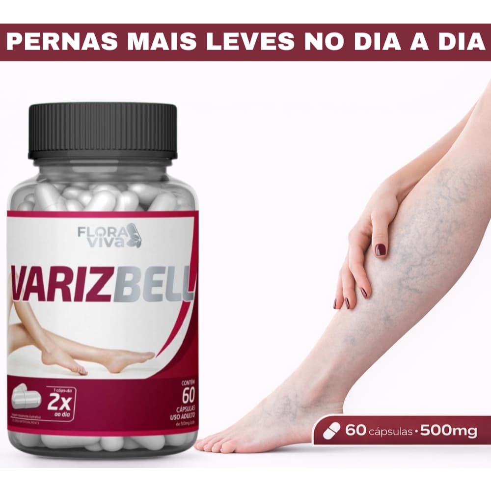 Varizbel Para remover Varizes, Dores e inchaços, Para um bem estar Vascular