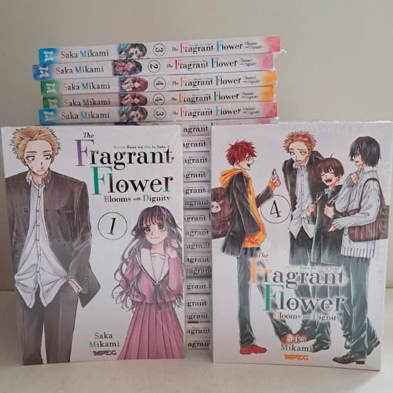 Mangá Kaoru Hana: The Fragrant Flower Blooms with Dignity Volume 1, 2, 3 e 4 - Novo (Lacrado)