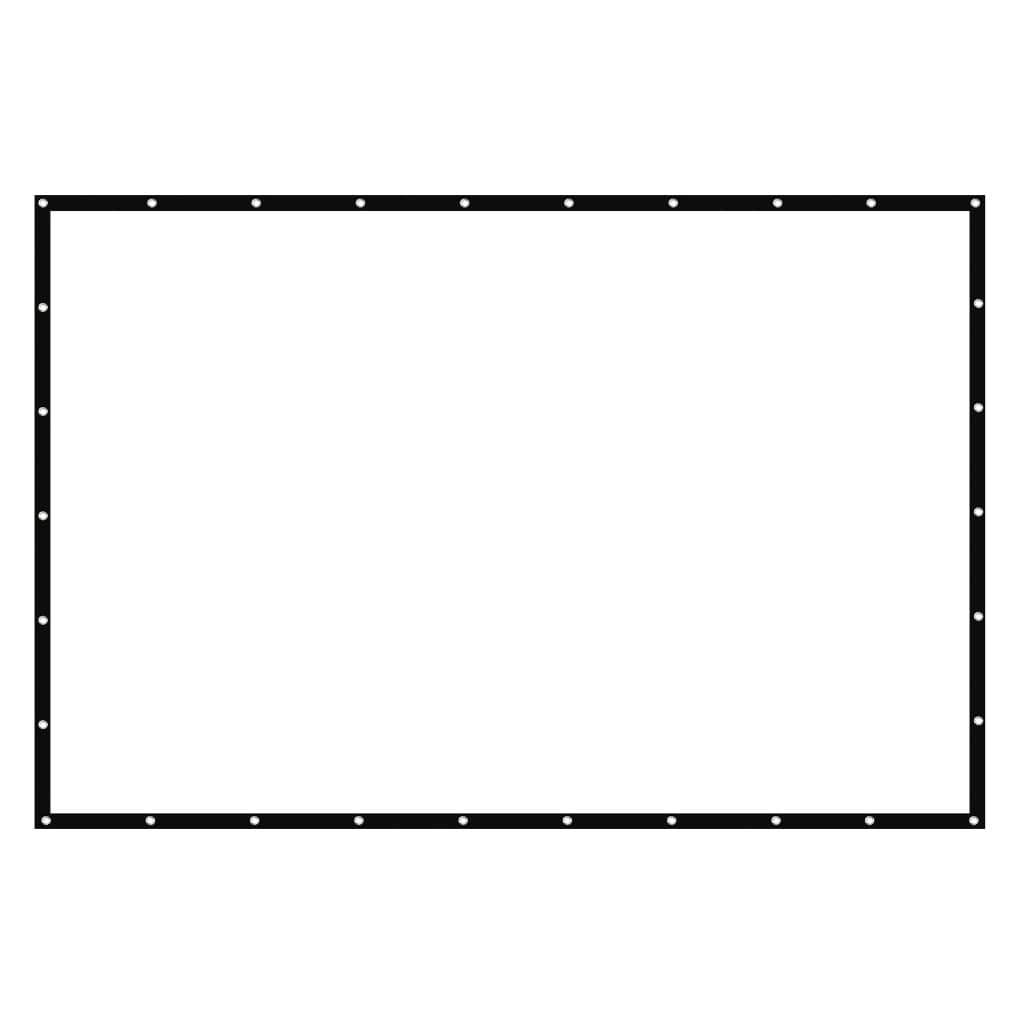 Tela de Projeção 70 Polegadas Dobrável 16:9 com Ilhós Ideal para Projetores 4K e Full HD1,00 X 1.35CM