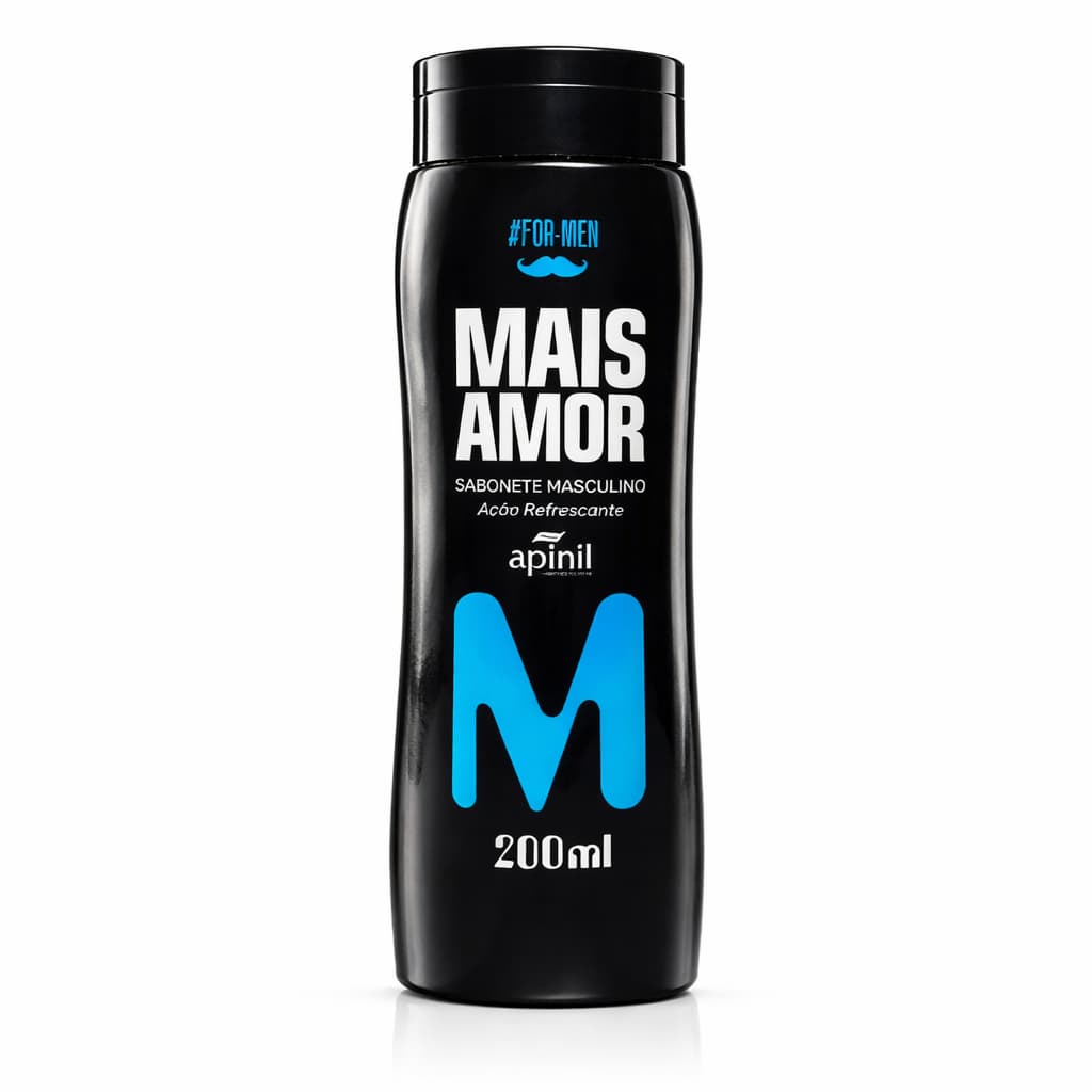 Sabonete Intimo Masculino ação refrescante  200ml - Apinil Cosméticos