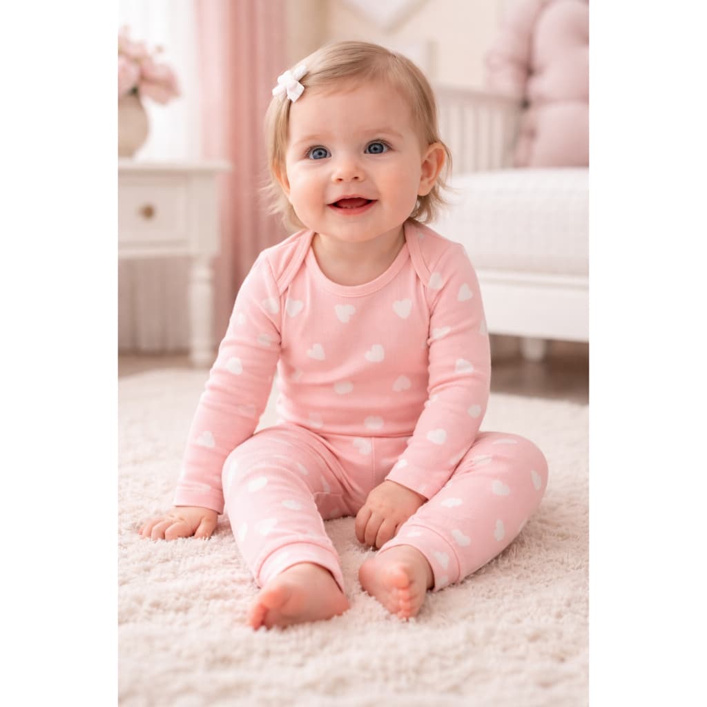 Conjunto Moda Body + Calça Tecido Leve Infantil Bebê