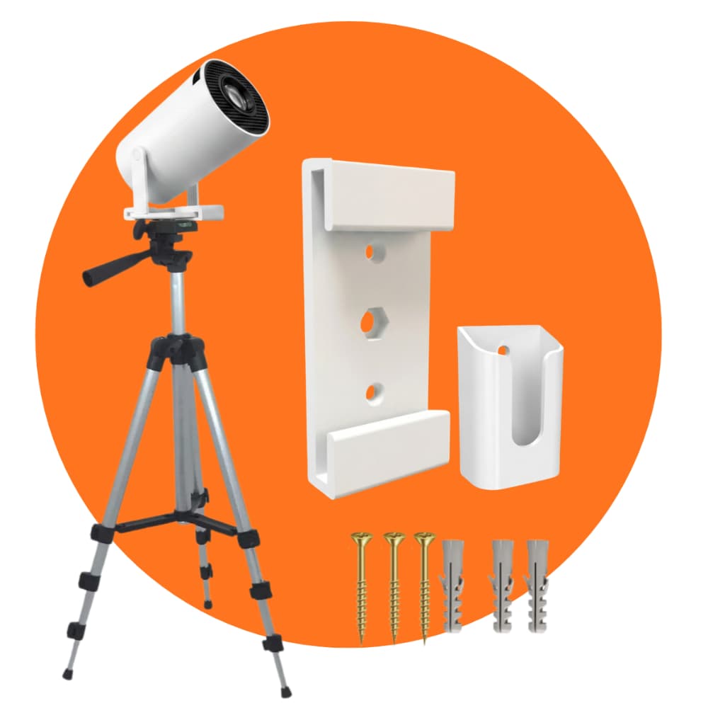 Kit Completo Suporte para Projetor HY300 Com Tripé