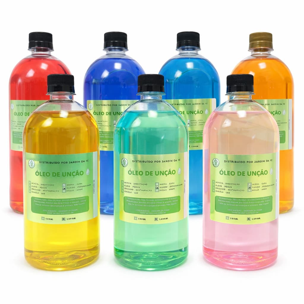 Óleo de unção 1 litro - Mirra Acácia Rosas Bálsamo Aloés Nardo Canela