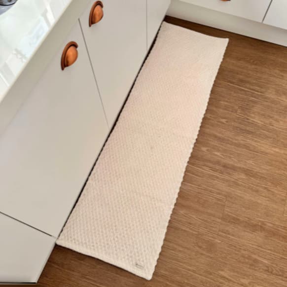 Tapete Tipo Passadeira Moderna Boho De Algodão 0,47m X 1,40m