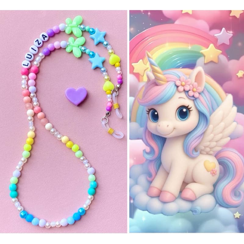 SALVA ÓCULOS LILO STITCH INFANTIL CRIANÇAS CORDINHA COLORID ACESSÓRIO  MENINAS ARTESANAL PERSONALIZADO C NOME