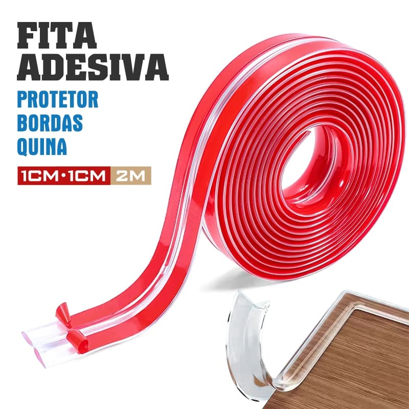 Fita Adesiva Protetor De Bordas Quina, Faixas Anticolisão Transparentes De 4M Para Bebês Para Móveis