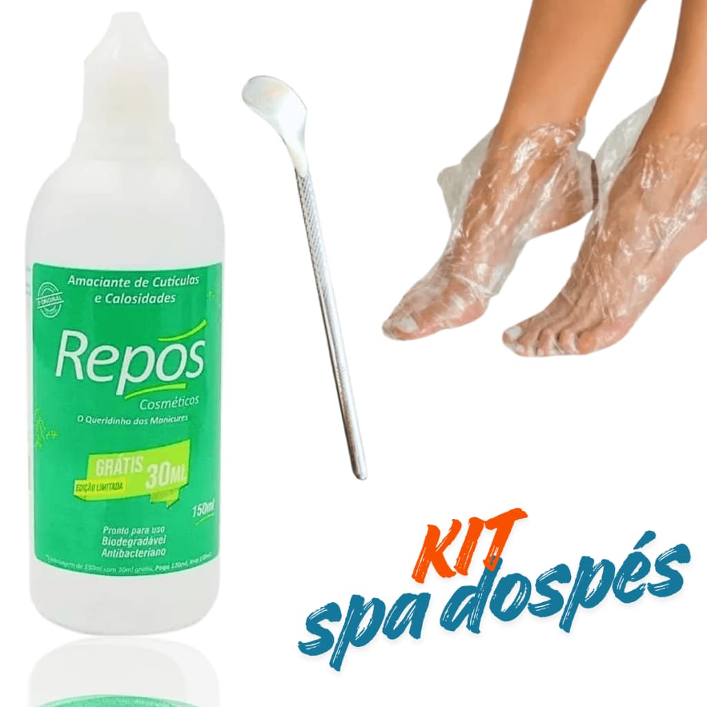 🟢 kit Spa dos pés rachado calcanhar amaciante repós removedor bisturi calosidade inox bota plastica