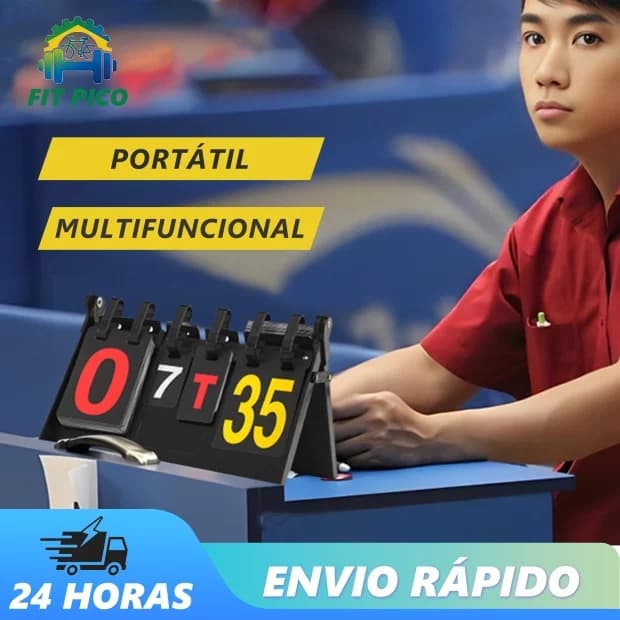 Placar De Mesa Pontuação Contador Marcador Jogo Dobrável Utilidades Placar Da Competição