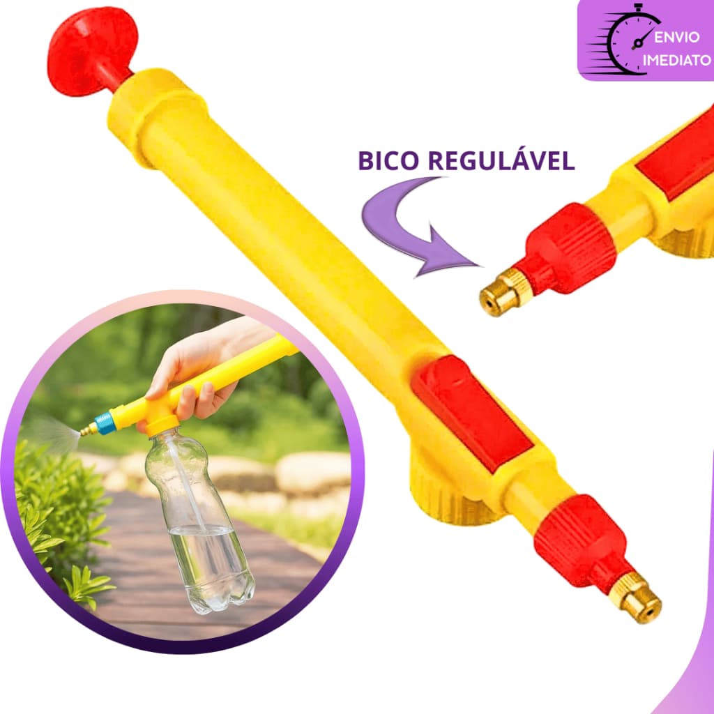 Pulverizador Borrifador Manual Adaptador Para Garrafa PET Spray de Jardim Irrigação Plantas