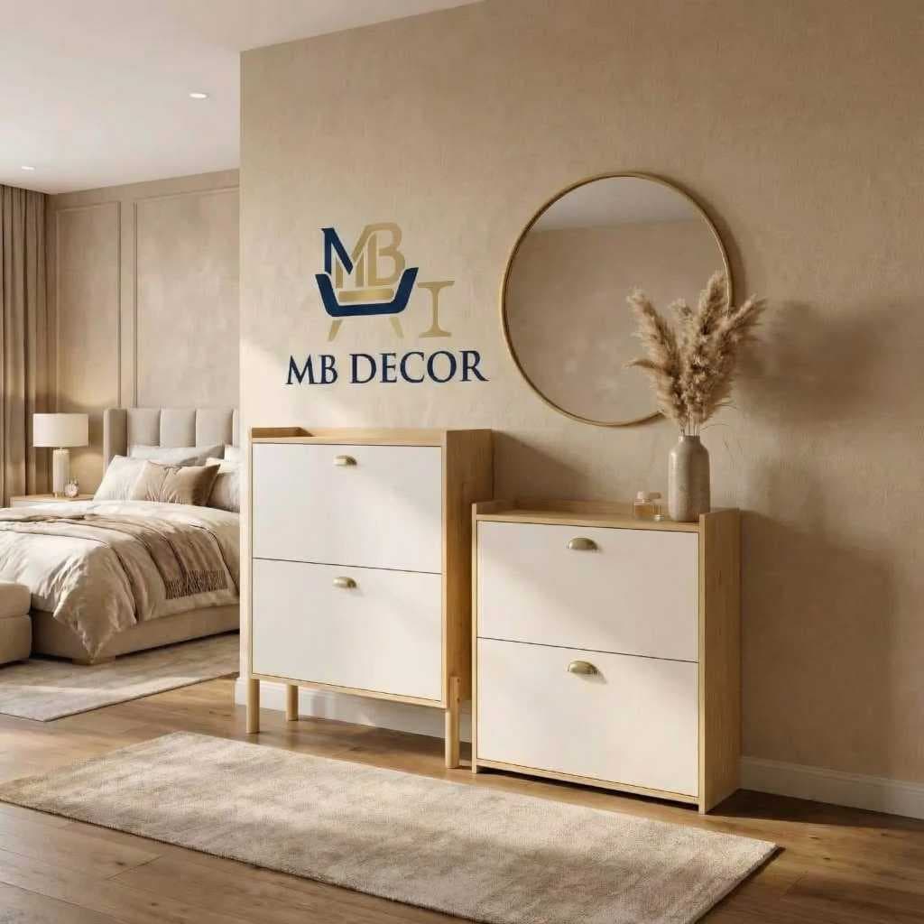 Sapateira Closet ou Lolla 2 Gavetas Basculantes  Porta Multiuso Organizadora 12 Pares Quarto Entrada