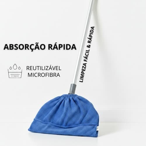 SACO PANO DE CHÃO MULTUSO DE MICROFIBRA