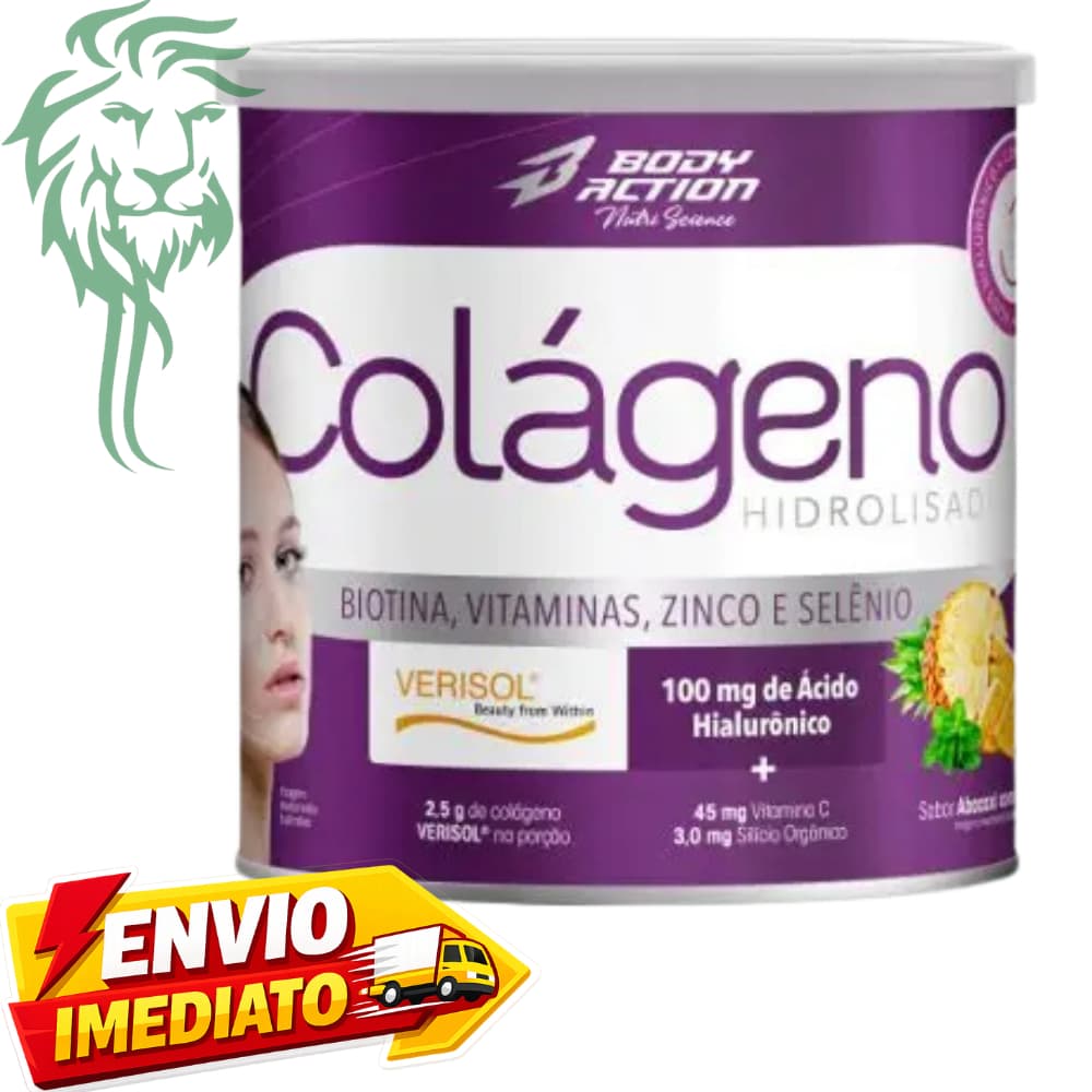 Colágeno Verisol com Ácido Hialurônico 200g – BodyAction