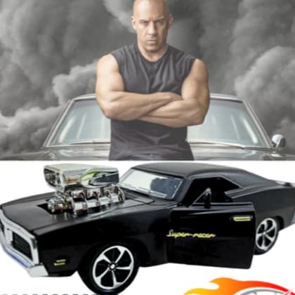 Miniatura Dodge Charger Fast & Furious Veloses e Furiosos - Escala 1:32 - Metal