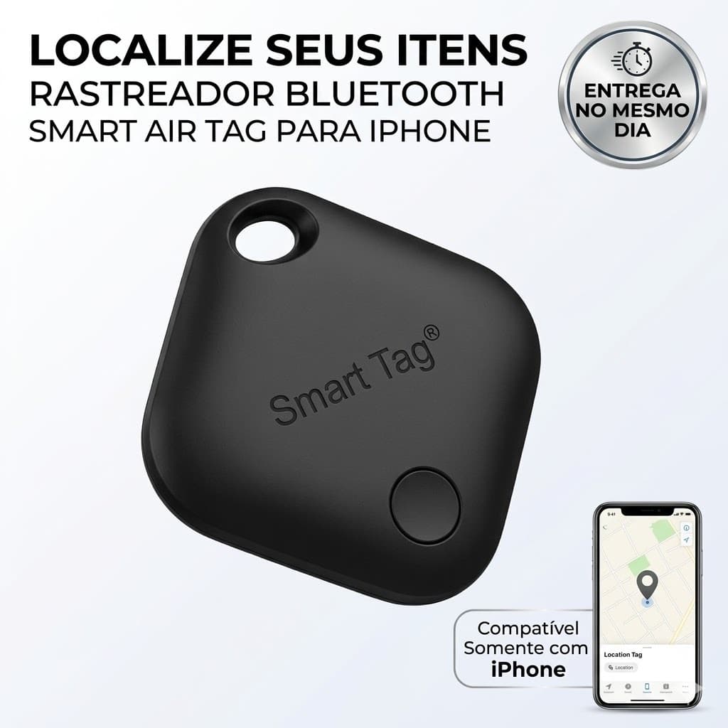 Smart Air Tag Localizador Rastreador Pet iPhone iOS Bluetooth