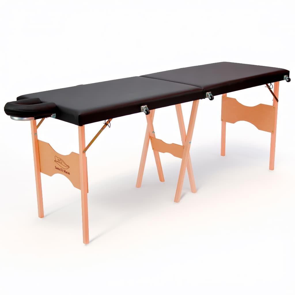 Maca Portátil Super Madeira Premium + Cabeceira Estendida Sfm01