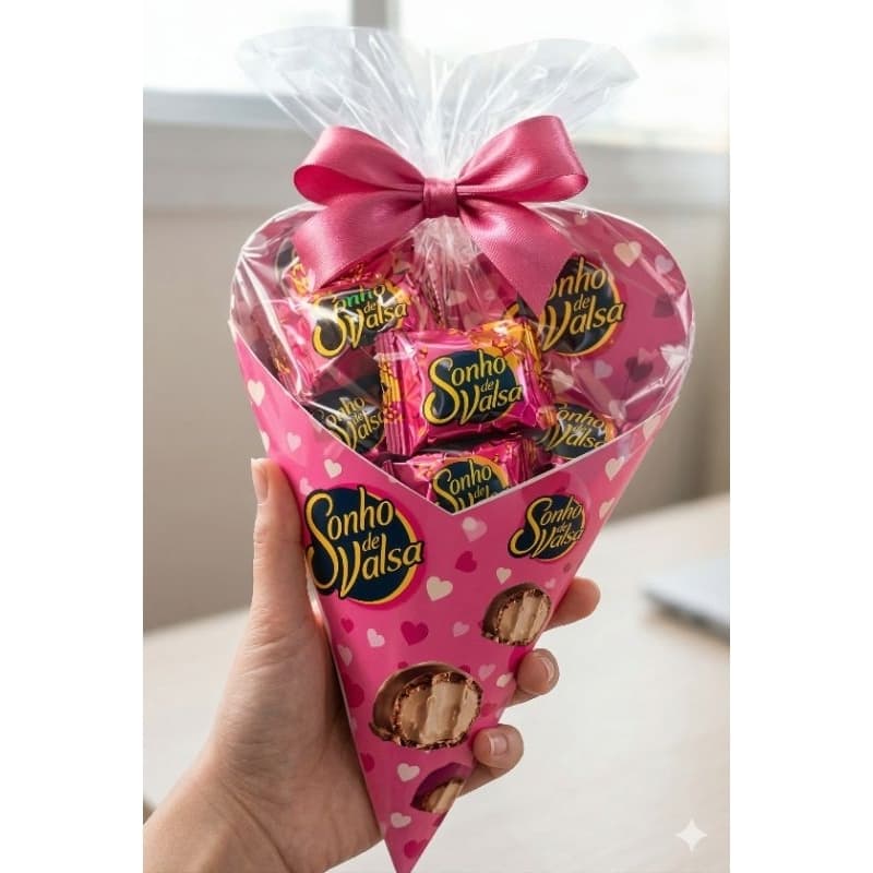 Páscoa Envio Imediato Cone Buquê para Bombons 6 unidades. recortado e  montado. Páscoa Envio Imediato