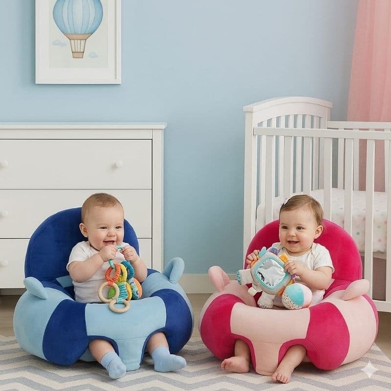 Sofá linha Luxo auxiliador na aprendizagem para sustentação do corpo do bebê