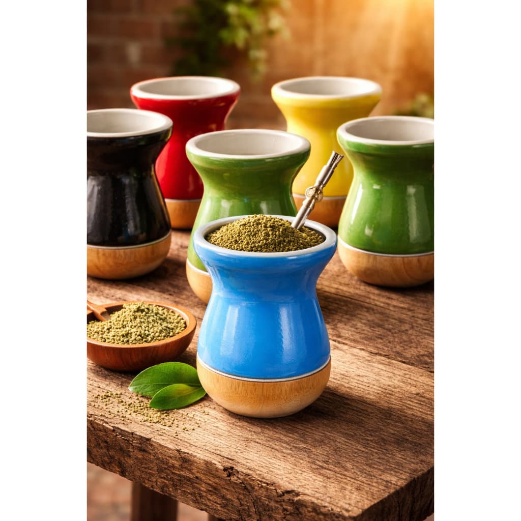 Cuia Madeira Imbuia para Chimarrão com leve Avaria