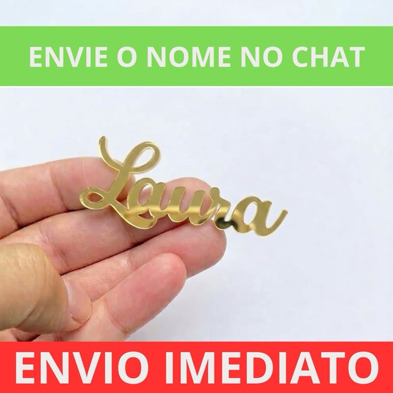 Kit Aplique nomes em papel Lamicote 10/20/30/40/50/100 und