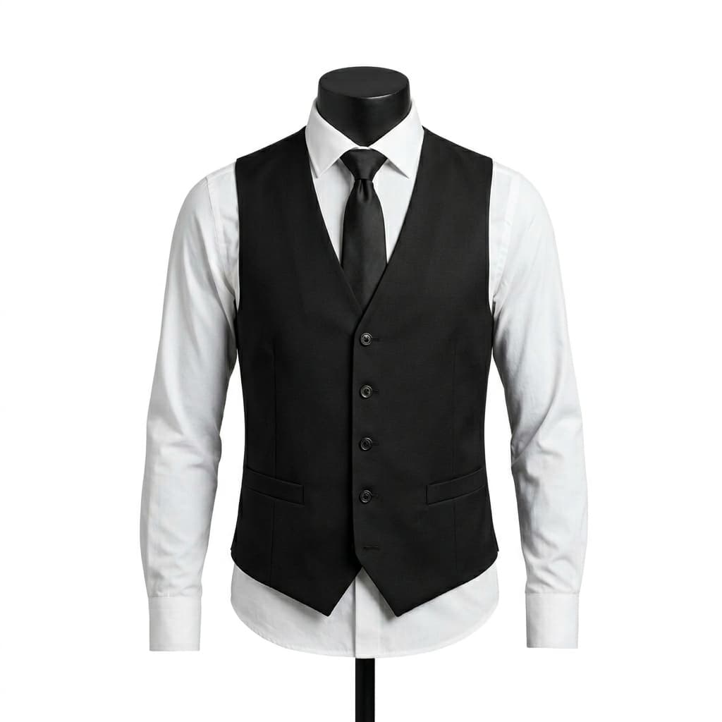 Colete Social Masculino Slim Para Casamento Linha euro Oxford Premium